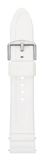 Paski i części Pasek Fossil Smartwatch Gumowy Biały 22mm S221303