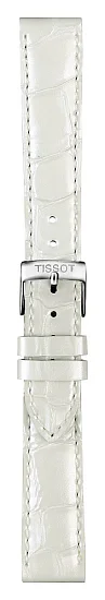 Paski i części Pasek Skórzany Tissot Biały 16mm PR 100 T600036971