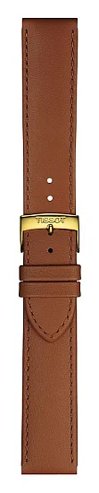 Paski i części Pasek Skórzany Tissot Brązowy 19mm Everytime Medium T600039640