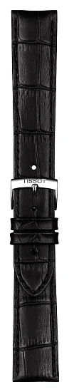 Paski i części Pasek Skórzany Tissot Czarny 20mm PR100 T600037007