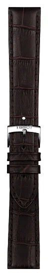 Paski i części Pasek Skórzany Tissot Brązowy 20mm PR100 T600037009