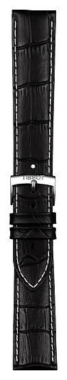 Paski i części Pasek Skórzany Tissot Czarny 20mm PR100 T600037056
