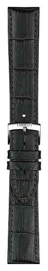 Paski i części Pasek Skórzany Tissot Ciemnoszary 20mm PR 100 T600037008