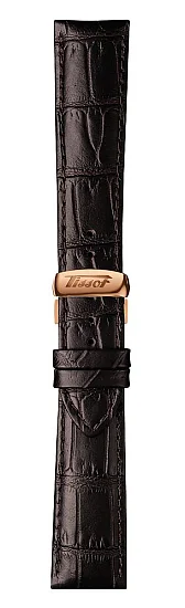Paski i części Pasek Skóra Tissot Brązowy 21mm z Zapięciem Motylkowym Everytime Small T600040250