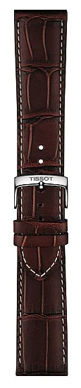 Paski i części Pasek Skórzany Tissot Brązowy 22mm V8 T600038327