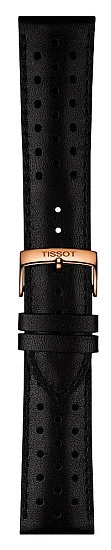 Paski i części Pasek Skórzany Tissot Czarny 22mm V8 T600038323