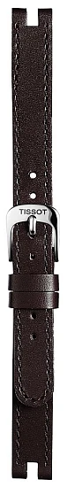 Paski i części Pasek Skórzany Tissot Czarny 12mm Pinky T600035468