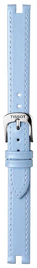 Paski i części Pasek Skórzany Tissot Błękitny 12mm Pinky T600035188