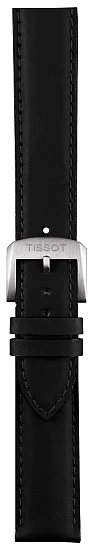Paski i części Pasek Skórzany Tissot Czarny 19mm Quickster T600035372