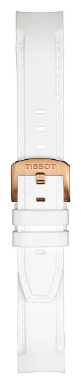 Paski i części Pasek Materiałowy Tissot Biały 19mm Quickster T603036358