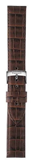 Paski i części Pasek Skórzany Tissot Brązowy 19mm PRS 200, Everytime T600040587