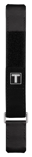 Paski i części Pasek Skórzany Tissot Czarny 22mm T-Touch Expert Solar T600036491