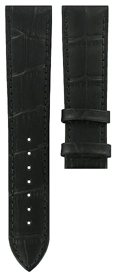 Paski i części Pasek Skórzany Tissot Czarny 20mm Tradition T610031948