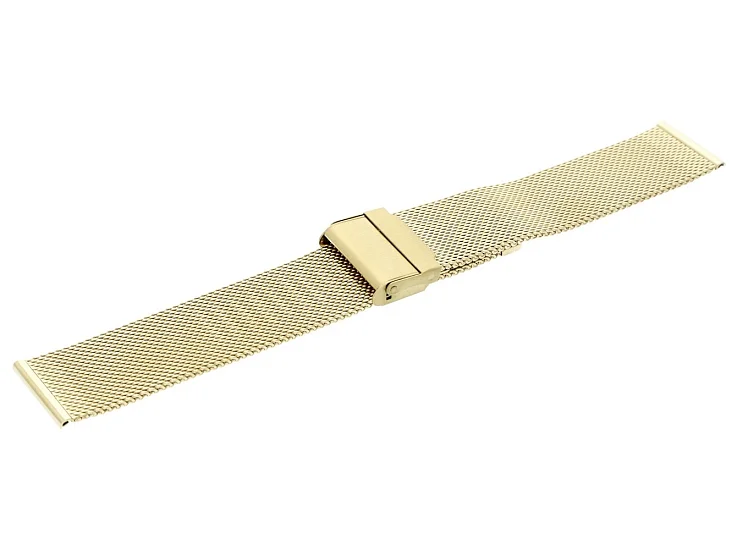Paski i części Bransoleta Mesh 16mm Żółte Złoto BRANS-MESH-YG-16-2