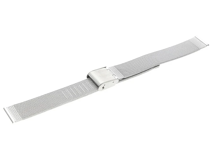Paski i części Bransoleta Mesh 14mm Stalowa BRANS-MESH-ST-14-1