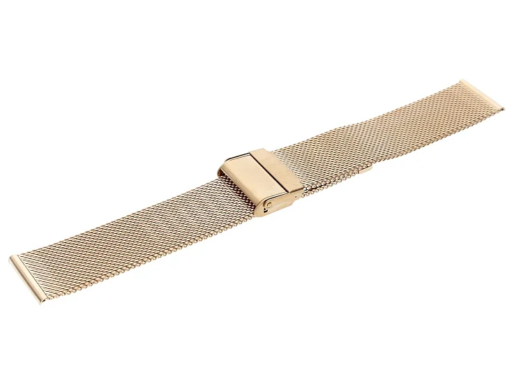 Paski i części Bransoleta Mesh 20mm Różowe Złoto BRANS-MESH-RG-20-1