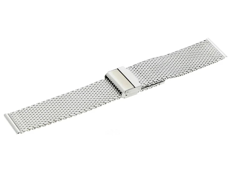 Paski i części Bransoleta Mesh 24mm Stalowa BRANS-MESH-ST-24-1