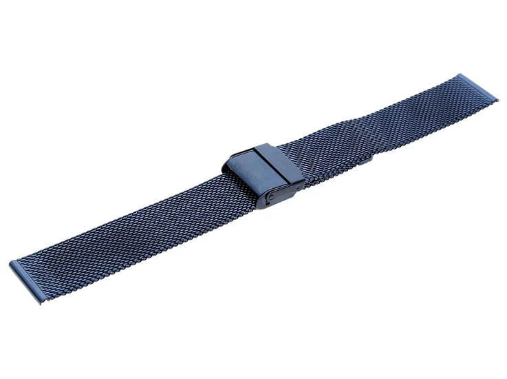 Paski i części Bransoleta Mesh 18mm Niebieska BRANS-MESH-NB-18-1