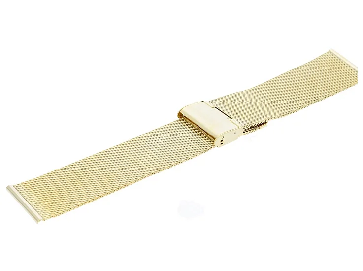 Paski i części Bransoleta Mesh 26mm Żółte Złoto BRANS-MESH-YG-26-1