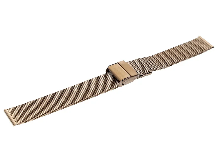 Paski i części Bransoleta Mesh 18mm Brąz BRANS-MESH-BR-18-1