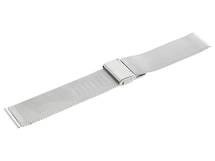 Paski i części Bransoleta Mesh 24mm Stalowa BRANS-MESH-ST-24-2
