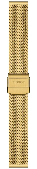 Paski i części Bransoleta Mesh Stalowa Tissot Żółte Złoto 16mm Everytime T605047972