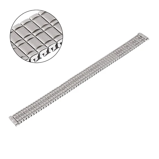 Paski i części Bransoleta Rozciągana 12mm / 14mm Stalowa BRANS-ST-ROZC-MOD102-12-14