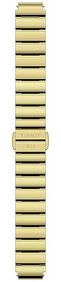 Paski i części Bransoleta Stalowa Tissot 12mm Żółte Złoto SRV T605051132