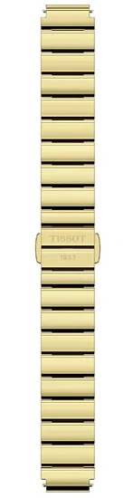 Paski i części Bransoleta Stalowa Tissot 12mm SRV Żółte Złoto T605051132