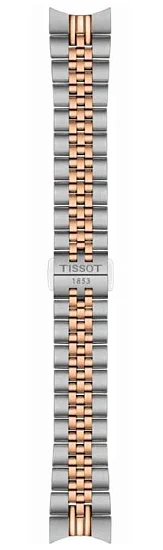 Paski i części Bransoleta Stalowa Tissot 16mm Ballade Powermatic Lady COSC 30mm T603051001