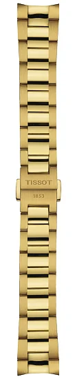 Paski i części Bransoleta Stalowa Tissot 16mm Żółte Złoto PR 100 T605049324