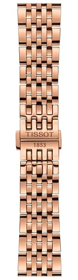 Paski i części Bransoleta Stalowa Tissot 19mm Różowe Złoto Le Locle T605051523