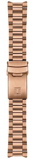 Paski i części Bransoleta Stalowa Tissot 20mm Różowe Złoto PR516 T605050599