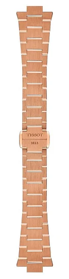 Paski i części Bransoleta Stalowa Tissot 25mm Różowe Złoto PRX 25 Mini T605050385