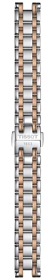 Paski i części Bransoleta Stalowa Tissot Bicolor Różowe Złoto Bellissima T605047145
