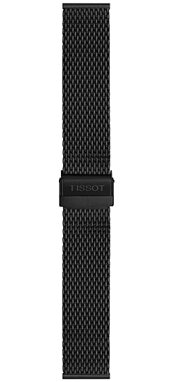 Paski i części Bransoleta Stalowa Tissot Czarna 20mm PR 100 T605040721