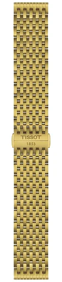 Paski i części Bransoleta Stalowa Tissot Żółte Złoto 20mm Everytime T605049487
