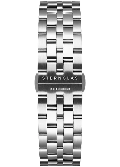 Paski i części Bransoleta Sternglas Stalowa 20mm Srebrna S03-ME13