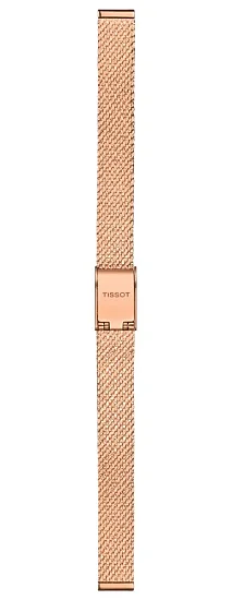 Paski i części Bransoleta Stalowa Tissot Różowe Złoto 9mm Lovely Square T605042973