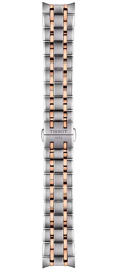 Paski i części Bransoleta Stalowa Tissot Żółte Złoto 20mm Chemin Des Tourelles 39 T605048461