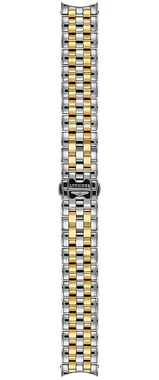 Paski i części Bransoleta Stalowa Longines Żółte Złoto 12mm Flagship Lady 26mm L600075631