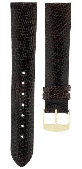 Paski i części Pasek Skórzany Jaszczurka Brązowy 20mm PASEK-P054-20-BRAZOWY