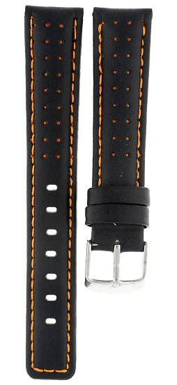 Paski i części Pasek Skórzany Czarny 18mm PASEK-P064-18-CZARNY