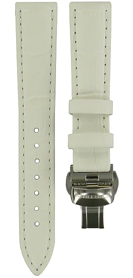 Paski i części Pasek Certina Biały 16mm z Zapięciem C600019057