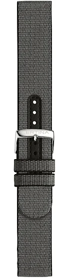 Paski i części Pasek Materiałowy Certina Szaro-Czarny 20mm DS-1 Tide C604022916