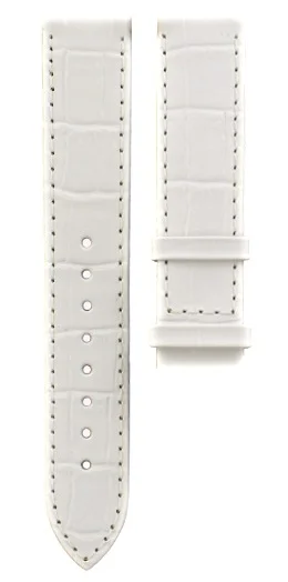 Paski i części Pasek Skórzany Certina Biały XL 17mm DS First Lady C610014732