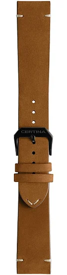 Paski i części Pasek Skórzany Certina Brązowy 20mm DS PH200M C600022380