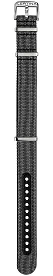 Paski i części Pasek Materiałowy Certina NATO Szary 20mm DS PH500M C604022900