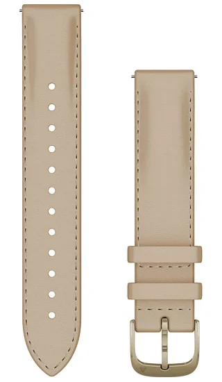 Paski i części Pasek Garmin QuickFit 18mm Beżowy Venu 3S Venu 4 Vivoactive 4S 010-12932-60