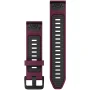 Zdjęcie 2 Paski i części Pasek Garmin QuickFit 20mm Fenix, Epix 42/43mm Czerwony/Grafitowy Gumowy 010-13391-04